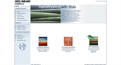 Desktop Screenshot of geosheard.com
